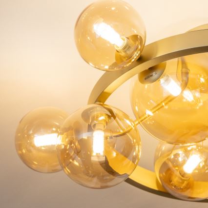 Brilagi - Lámpara de techo LED MILLA 10xG9/3W/230V dorado