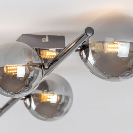 Brilagi - Lámpara de techo LED MILLA 4xG9/3W/230V cromo brillante/ahumado
