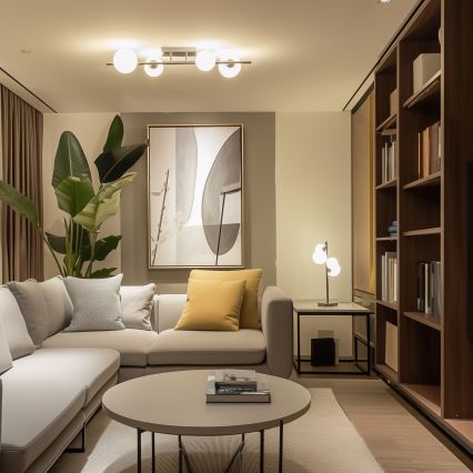 Brilagi - Lámpara de techo LED MILLA 4xG9/3W/230V cromo brillante/blanco