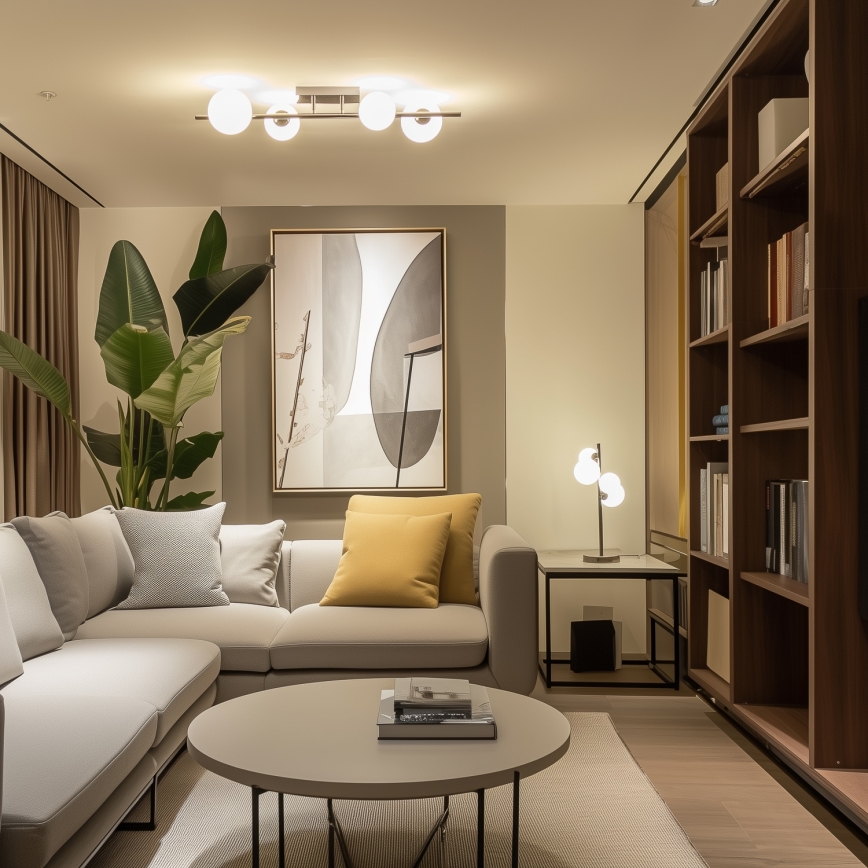 Brilagi - Lámpara de techo LED MILLA 4xG9/3W/230V cromo brillante/blanco