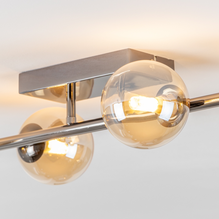 Brilagi - Lámpara de techo LED MILLA 4xG9/3W/230V cromo brillante/dorado