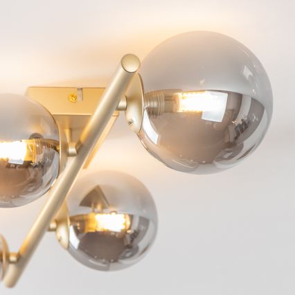 Brilagi - Lámpara de techo LED MILLA 4xG9/3W/230V dorado/ahumado