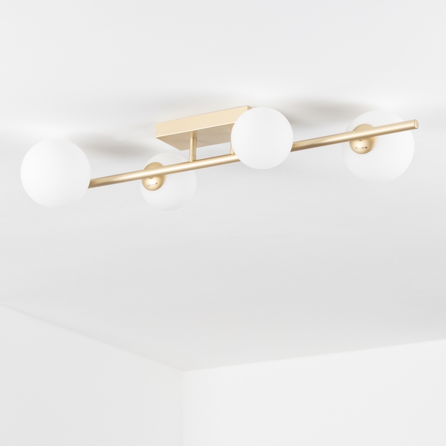 Brilagi - Lámpara de techo LED MILLA 4xG9/3W/230V dorado/blanco