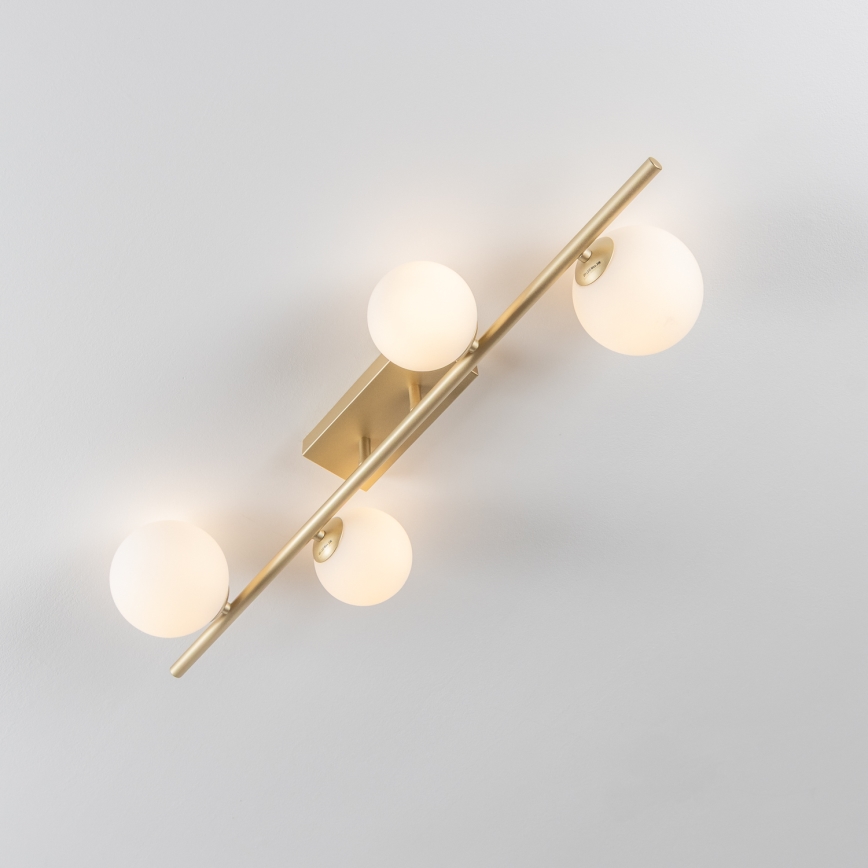 Brilagi - Lámpara de techo LED MILLA 4xG9/3W/230V dorado/blanco