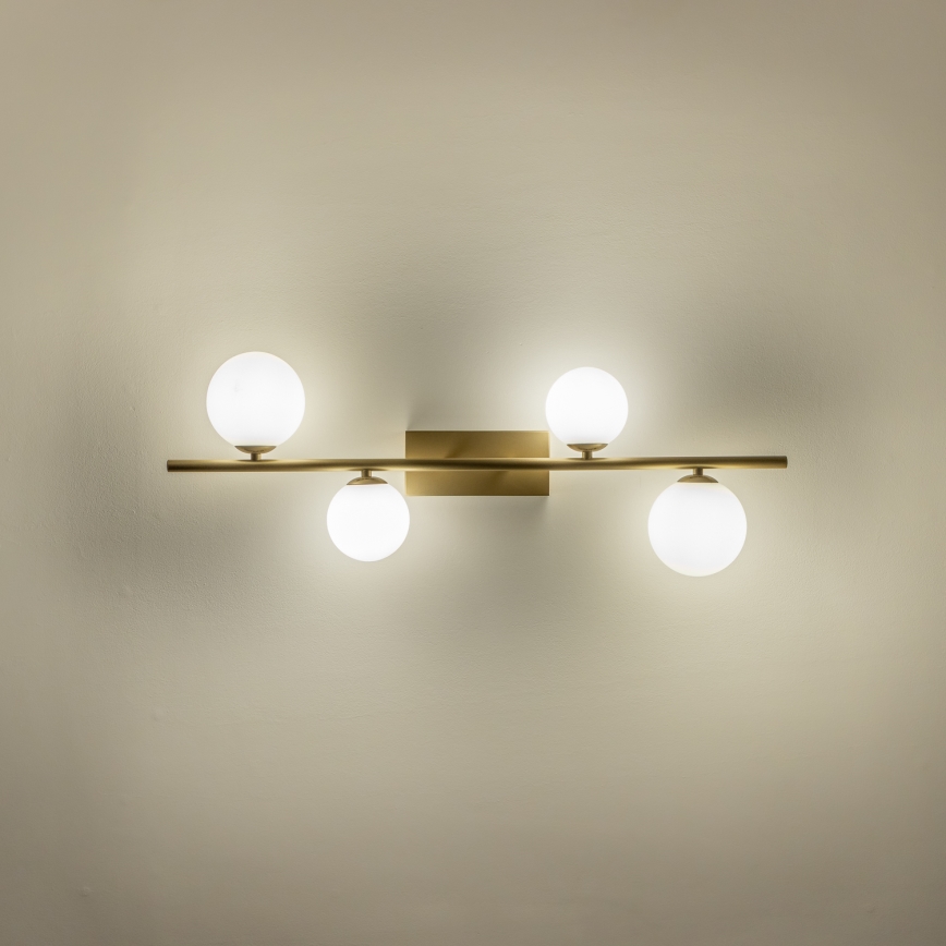 Brilagi - Lámpara de techo LED MILLA 4xG9/3W/230V dorado/blanco