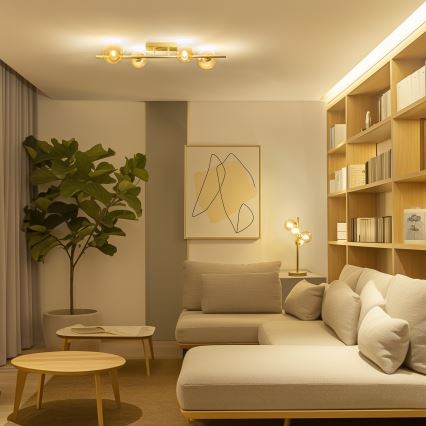 Brilagi - Lámpara de techo LED MILLA 4xG9/3W/230V dorado