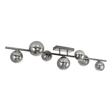 Brilagi - Lámpara de techo LED MILLA 7xG9/3W/230V cromo brillante/ahumado