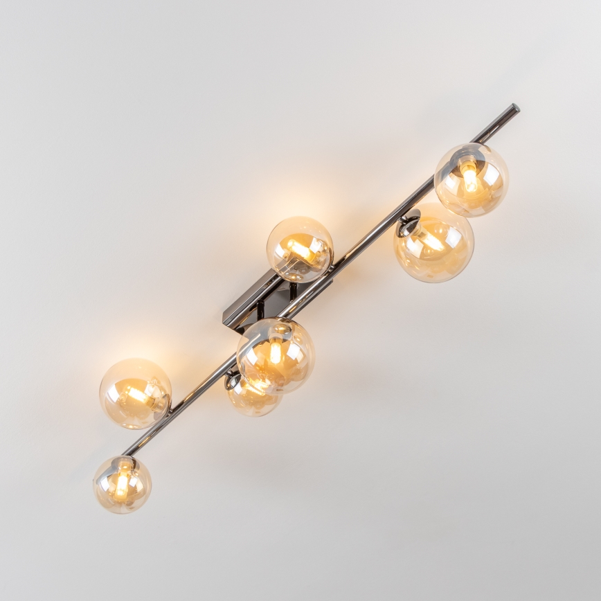 Brilagi - Lámpara de techo LED MILLA 7xG9/3W/230V cromo brillante/dorado