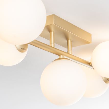 Brilagi - Lámpara de techo LED MILLA 7xG9/3W/230V dorado/blanco