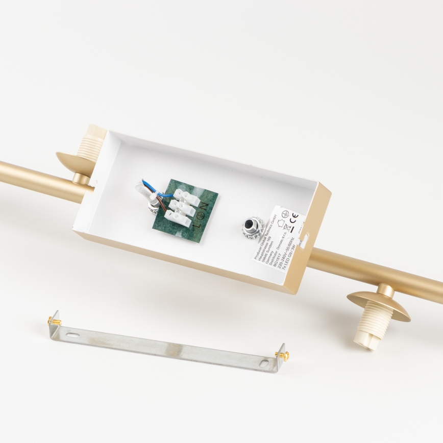 Brilagi - Lámpara de techo LED MILLA 7xG9/3W/230V dorado/blanco