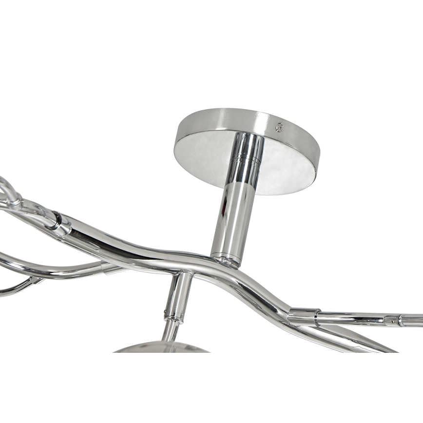 Brilagi - Lámpara de techo LED MISTEL 15xG9/3W/230V cromo brillante/ahumado