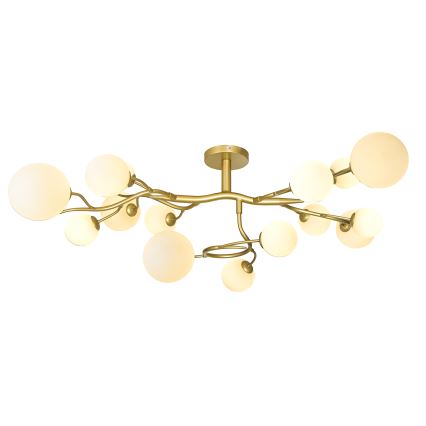 Brilagi - Lámpara de techo LED MISTEL 15xG9/3W/230V dorado/blanco