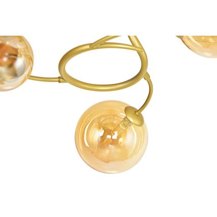 Brilagi - Lámpara de techo LED MISTEL 15xG9/3W/230V dorado