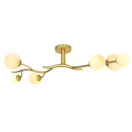 Brilagi - Lámpara de techo LED MISTEL 6xG9/3W/230V dorado/blanco