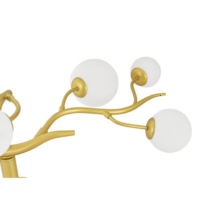Brilagi - Lámpara de techo LED MISTEL 9xG9/3W/230V dorado/blanco