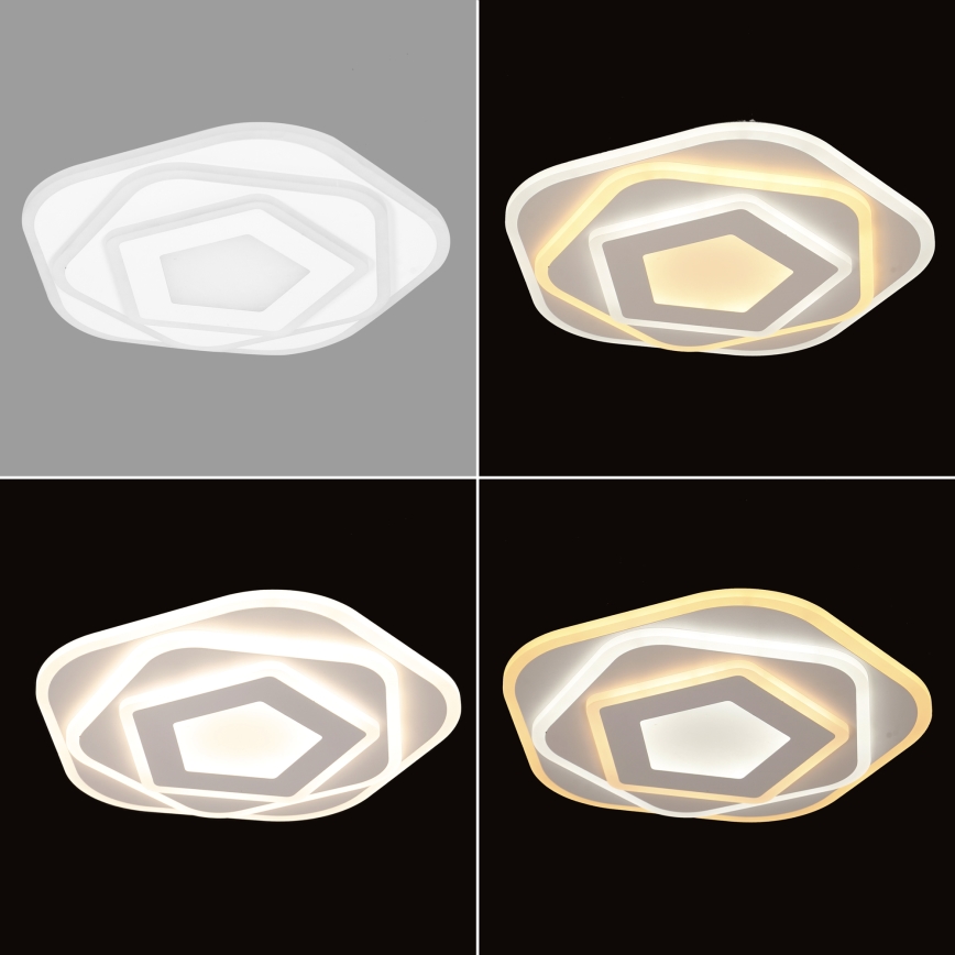 Brilagi - Luminaria de techo LED regulable MODERN MINI LED/53W/230V 3000-6000K Ø30 cm + mando a distancia