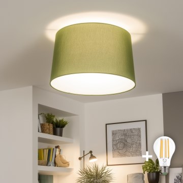 Brilagi - Lámpara de techo LED montada en superficie CERIA 1xE27/40W/230V Ø 45 cm, verde