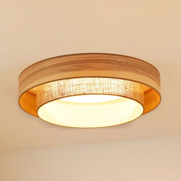 Brilagi - Lámpara de techo LED MONTANA BOHO LED/26W/230V Ø 60 cm marrón