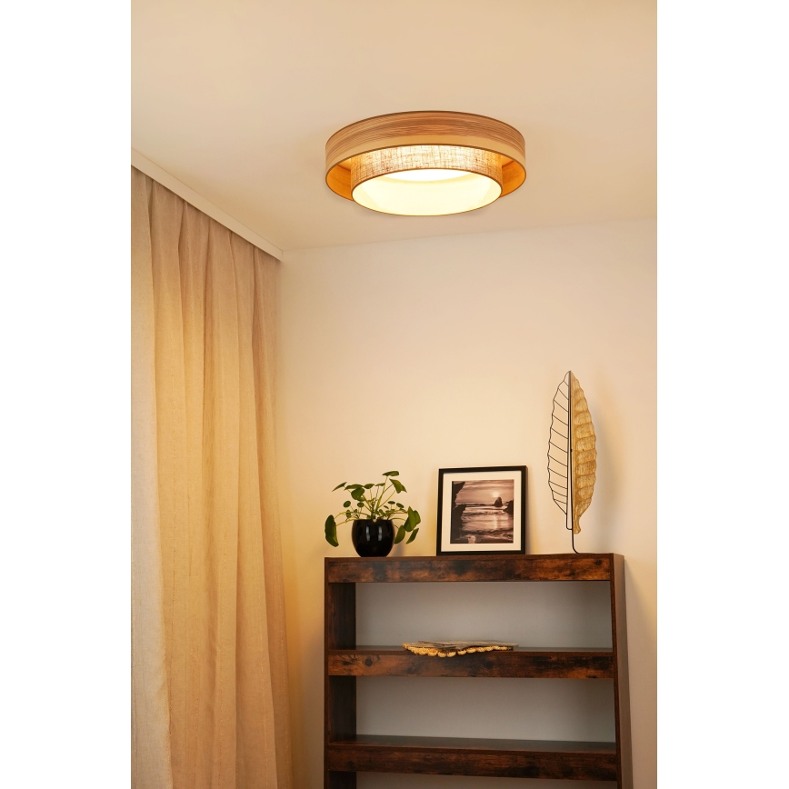Brilagi - Lámpara de techo LED MONTANA BOHO LED/26W/230V Ø 60 cm marrón