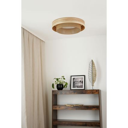 Brilagi - Lámpara de techo LED MONTANA BOHO LED/26W/230V Ø 60 cm marrón