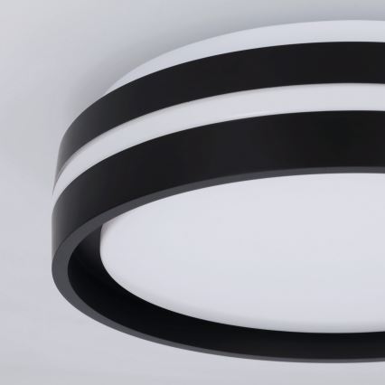 Brilagi - Lámpara de techo LED NAOMI LED/24W/230V Ø 28,5 cm negra