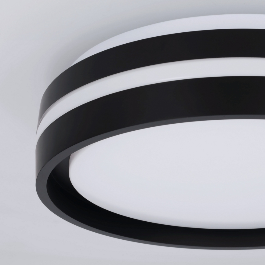 Brilagi - Lámpara de techo LED NAOMI LED/24W/230V Ø 28,5 cm negra