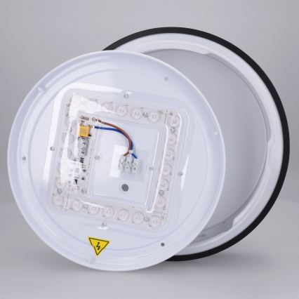 Brilagi - Lámpara de techo LED NAOMI LED/24W/230V Ø 28,5 cm negra