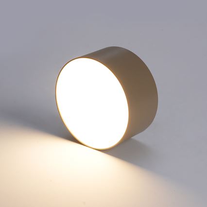Brilagi - Plafón de techo para baño FORIS LED/14W/230V Ø 12 cm beige IP44