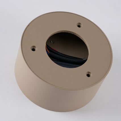 Brilagi - Plafón de techo para baño FORIS LED/14W/230V Ø 12 cm beige IP44