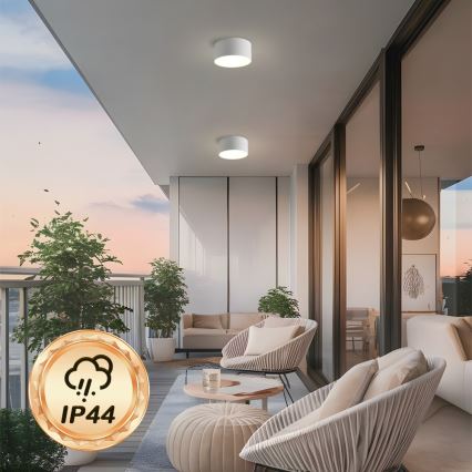 Brilagi - Lámpara de techo LED para baño FORIS LED/14W/230V Ø 12 cm blanca IP44