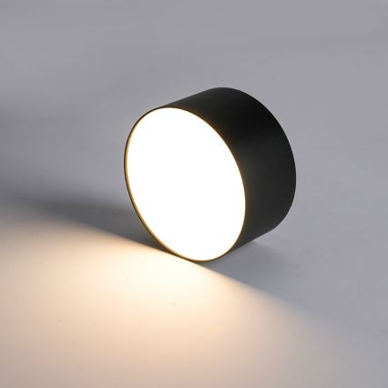 Brilagi - Plafón LED de techo para baño FORIS LED/14W/230V Ø 12 cm negro IP44