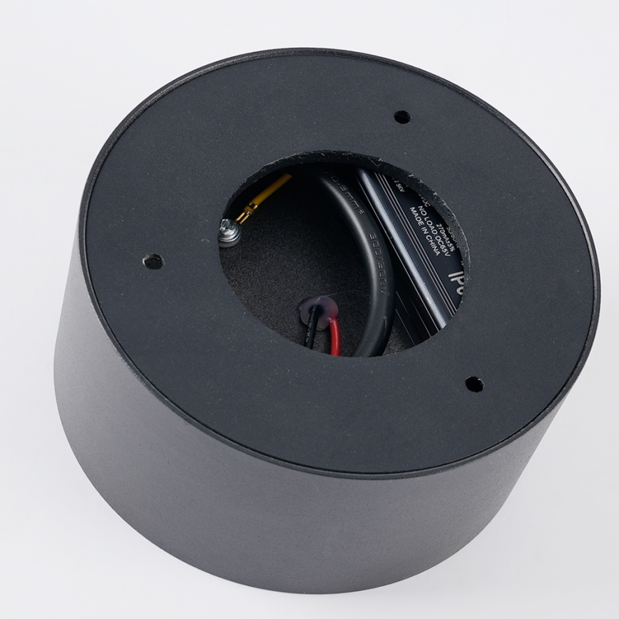 Brilagi - Lámpara de techo LED para baño FORIS LED/20W/230V Ø 15 cm antracita IP44