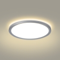 Brilagi - Lámpara de techo LED para baño ULTRA SLIM LED/24W/230V Ø 42 cm plateada IP54