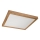 Brilagi - Lámpara de techo LED para baño WOODY FRAME LED/40W/230V 60x60 cm IP44 roble