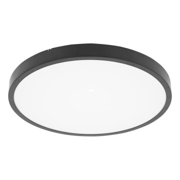 Brilagi - Lámpara de techo LED para baño ZENNA LED/18W/230V Ø 29,5 cm IP44 antracita