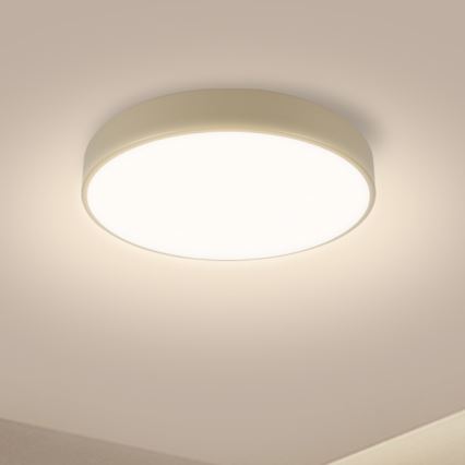 Brilagi - Luminaria de techo LED POOL LED/36W/230V 3000/4500/6000K, Ø 30 cm, beige