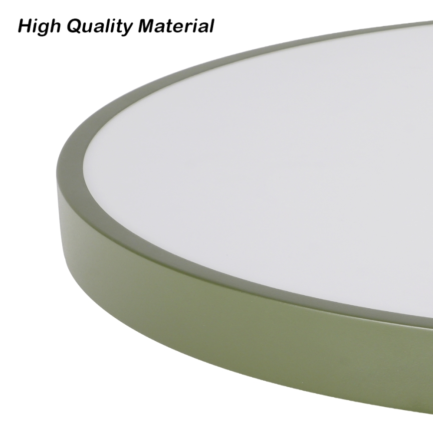 Brilagi - Luminaria de techo LED POOL LED/36W/230V 3000/4000/6000K diámetro 30 cm verde