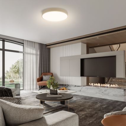 Brilagi - Plafón LED POOL/48W/230V 3000/4500/6000K, diámetro 40 cm, beige