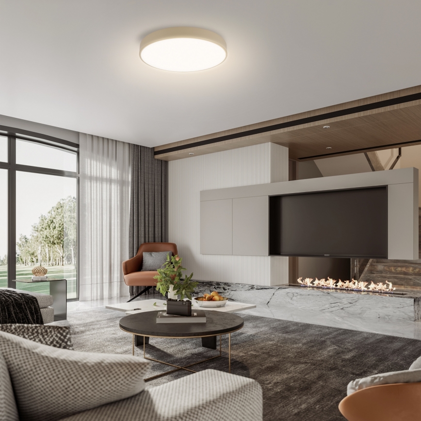 Brilagi - Plafón LED POOL/48W/230V 3000/4500/6000K, diámetro 40 cm, beige