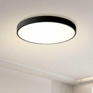 Brilagi - Lámpara de techo LED POOL LED/60W/230V 3000/4500/6000K diámetro 60 cm negra