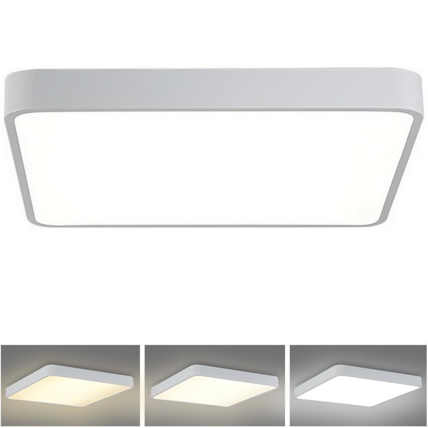Brilagi - Lámpara de techo LED POOL SQUARE LED/48W/230V 3000/4500/6000K 50x50 cm blanca