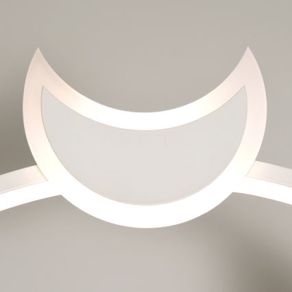 Brilagi - Lámpara de techo infantil LED regulable ASTRO LED/20W/230V Ø 50 cm 3000-6000K astronauta + mando a distancia