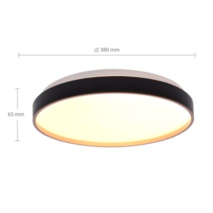 Brilagi - Lámpara de techo LED regulable CALA LED/48W/230V 3000-6500K Ø 38 cm + mando a distancia