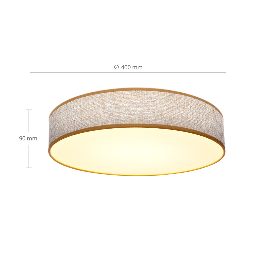 Brilagi - Lámpara de techo LED regulable CARMEN LED/48W/230V 3000-6500K Ø 40 cm + mando a distancia