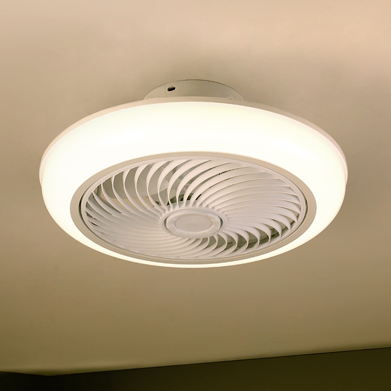 Brilagi - Lámpara de techo LED regulable con ventilador LED/30W/230V 3000-6500K blanca + mando a distancia