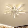 Brilagi - Lámpara de techo LED regulable con ventilador LED/50W/230V 3000-6500K blanca + mando a distancia
