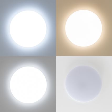 Brilagi - Luminaria de techo LED regulable SMART LED/36W/230V Ø 48 cm 3000-6000K Wi-Fi Tuya Beacon + mando a distancia