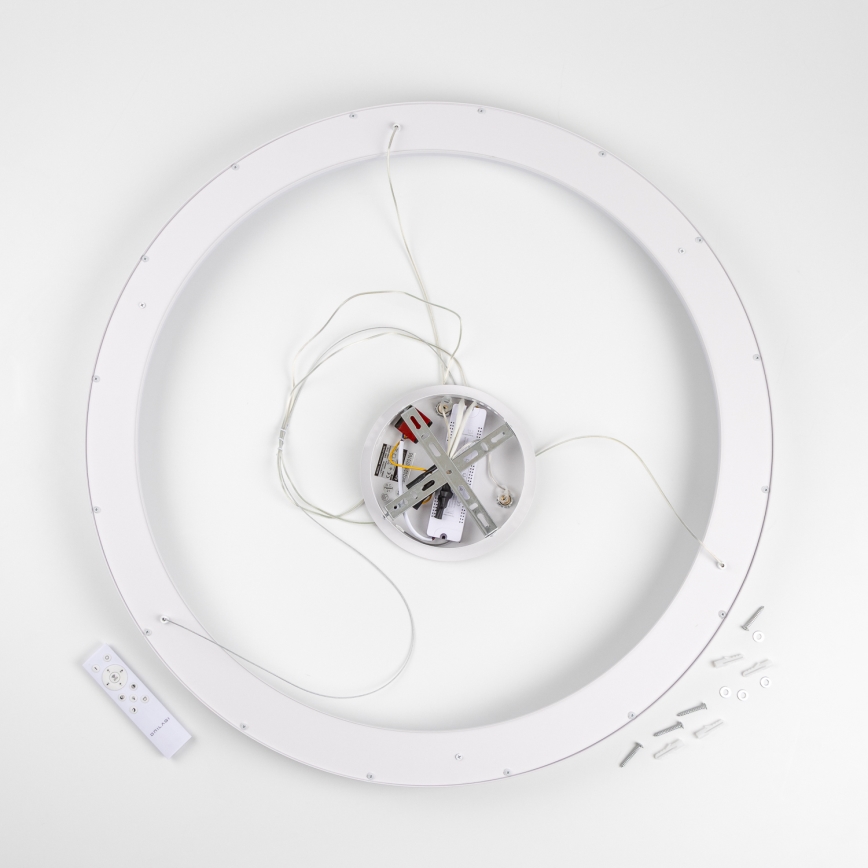 Brilagi - Lámpara colgante LED regulable con cable FALCON II LED/108W/230V 3000-6500K Ø 80 cm blanca + mando a distancia