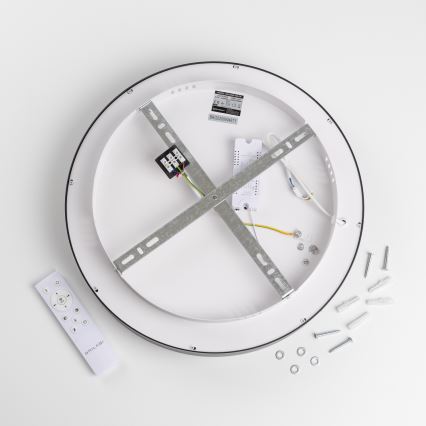 Brilagi - Luminaria de techo LED regulable FALCON II LED/67W/230V 3000-6500K diámetro 40 cm negra + mando a distancia