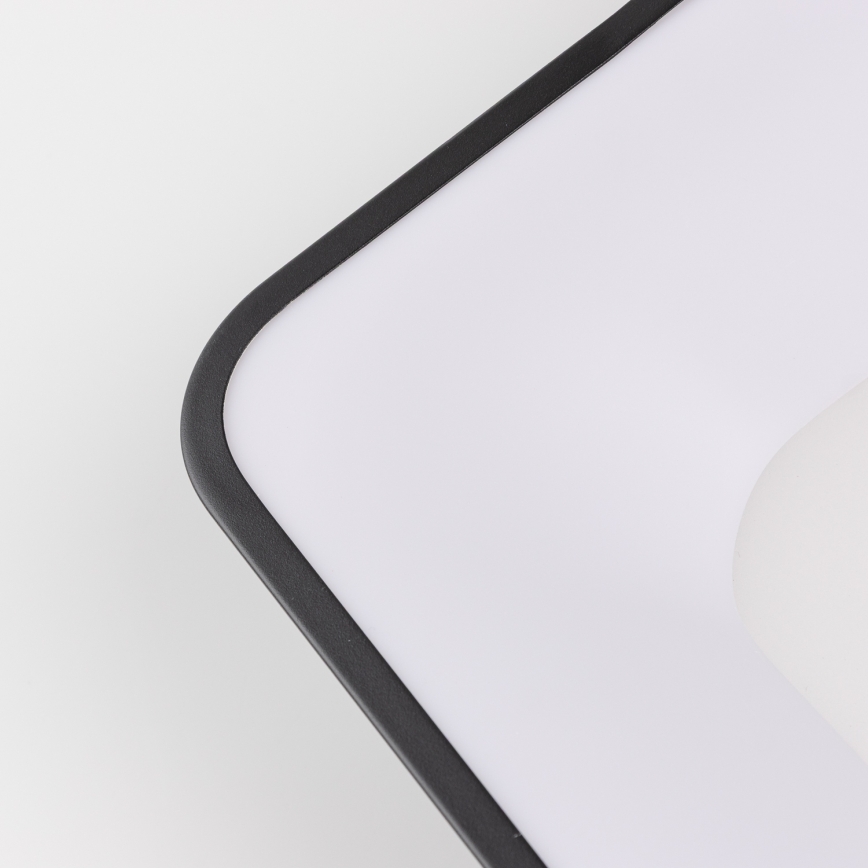 Brilagi - Luminaria de techo LED regulable FALCON II LED/80W/230V 3000-6500K 40x40 cm negra + mando a distancia